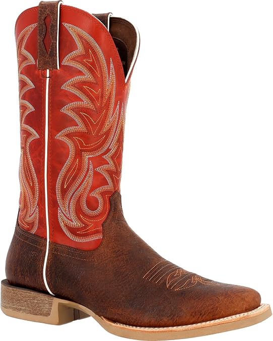 Durango Men's Rebel ProTM Western Boot, Cognac Crunch And Rusty Red, Size 10.5(M)