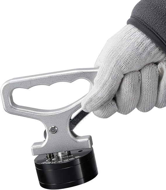 Strong Magnetic Pikup Tool, Portable Lifting Magnet Tool, Magnetic Lifter with Release Handle, Working&Welding Positioning, Liquid Filtration, Laser Cutting