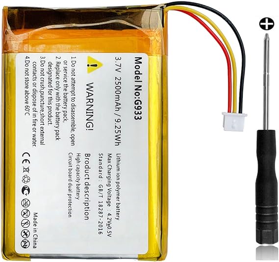2500mah 533-000132 For Logitech Battery G933 G933S G533, G533S G935 Headset