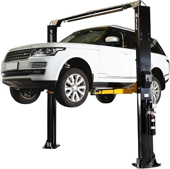 HW-10ASY 10000LB Two Post Overhead Single Release Car Lift