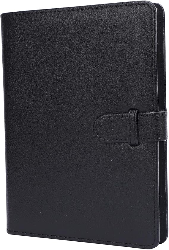 Asixxsix 3.5x5 Photo Album, Holds 80 Photos, Black