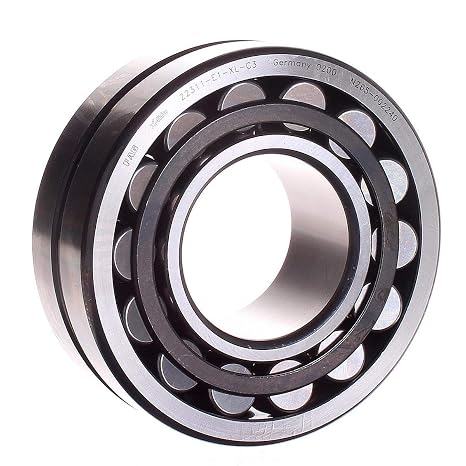 FAG Bearings 22311-E1-C3 Spherical Roller Bearing, 55 mm Bore, 120 mm OD, Open, X-Life, 1.72" Height, 4.8" Width, 4.8" Length, 55" ID, Solid