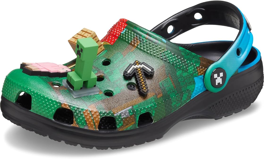 Crocs Kids' Classic Minecraft Clogs