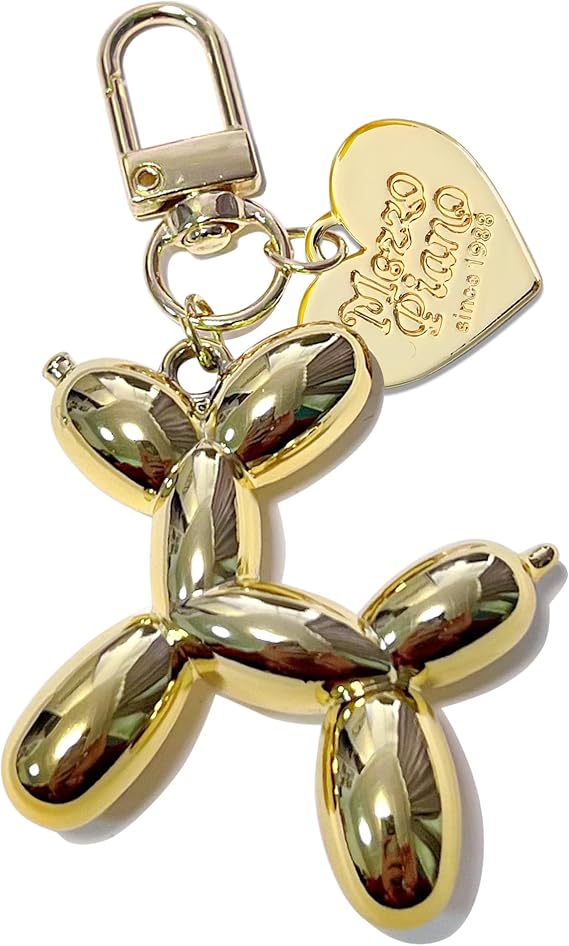 LAEKOU Jelly Balloon Dog Design Keychain for Women, Cute Girls Key Chain, Key Chains Accessories for Car Keys