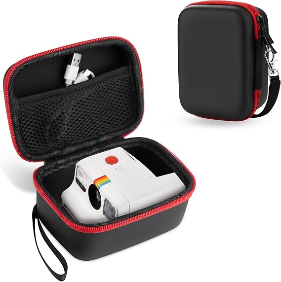 Case for Polaroid Go Gen 2/ PolaroidGo Mini Instant Camera, Travel Storage Bag for Polaroids Go Camera and Film Accessories (Black)
