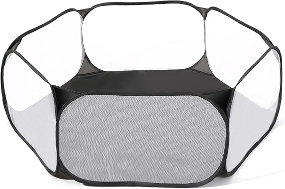 Kids Ball Pit, Large Pop Up Toddler Ball Pits 47inches Play Tent for Toddlers Girls Boys for Indoor&Outdoor Play Tent with Carry Tote, Balls Not Included (Black)