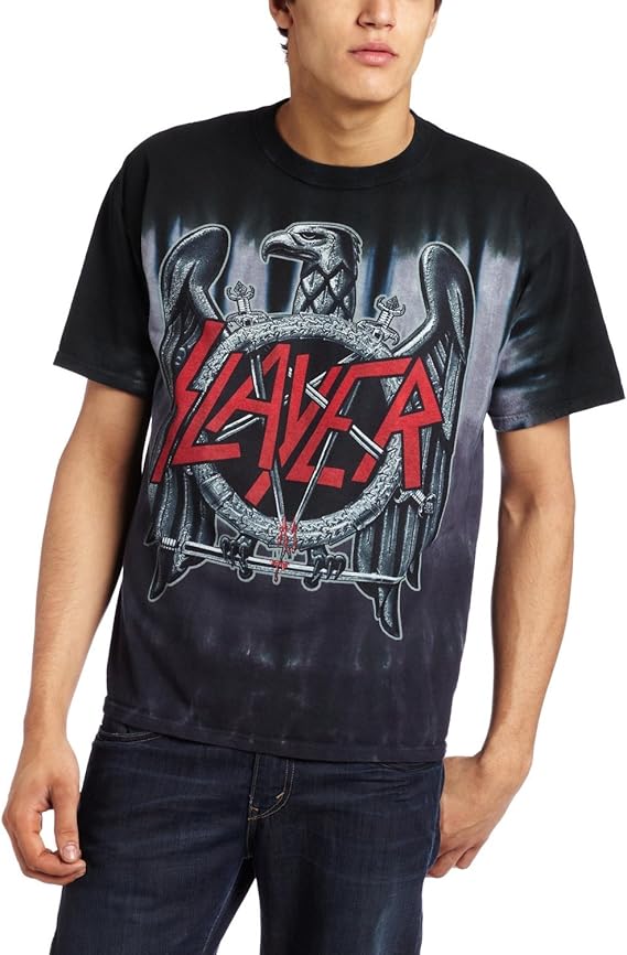 Liquid Blue Mens Slayer Eagle T-Shirt