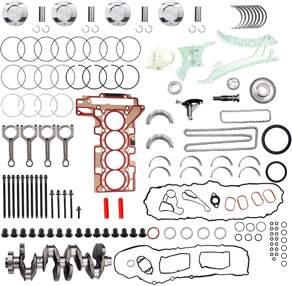Engine Rebuild Overhaul Kit w/Crankshaf Set Fits for BMW N20 N26 125i 320i 328i 428i 528i X1 X3 Z4 F30 F10 F25 E89 2.0T 2.0L