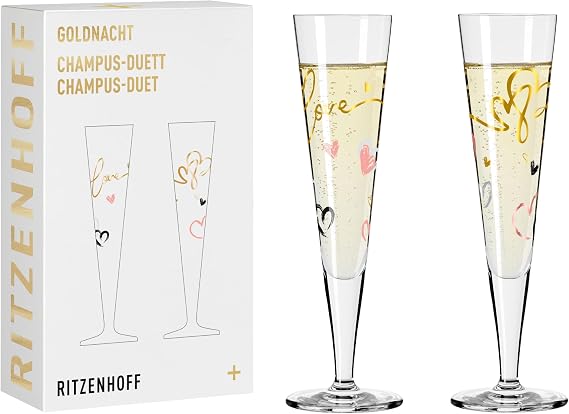 Ritzenhoff Champagne Glass 200 ml Made in Germany Item no. 6031004 1 champagne glass 200 ml crystal glass dishwasher safe