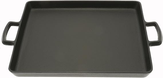 Iwachu Cast Iron Griddle and Teppanyaki Pan, Black