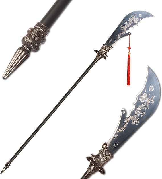 84.96" Guan Yu Green Dragon Sword, Spring Autumn Display