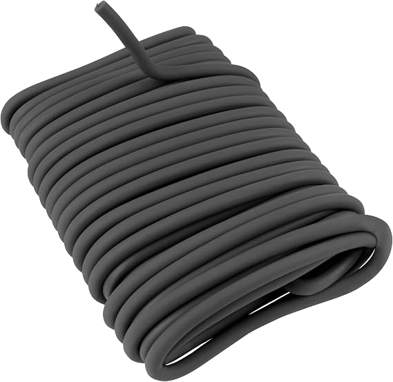 Rubber Coated Outdoor Wire, Black   