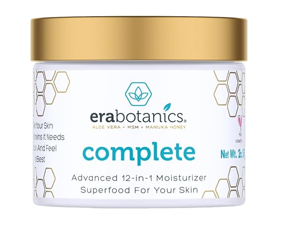 Era Organics Manuka Honey Face Cream - Complete 12-in-1 Daily Moisturizer