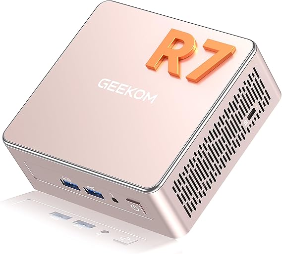GEEKOM A5 2027 Mini PC AMD Ryzen 7 7730U 16GB DDR4 RAM 512GB SSD