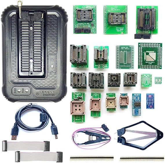 T48 Programmer 19 Adapter for with XGecu T48 Socket IC Nand Nor Flash 24 93 25 Mcu Bios EPROM AVR Chip Eprom Programmer