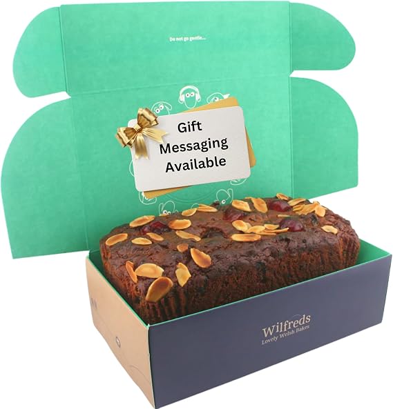 Wilfred's Traditional Fruit Cake 800g – Rich & Moist Handmade British Fruit Loaf | Classic Bakery Recipe | Cake Gift for Christmas, Easter, Birthdays & Special Occasions