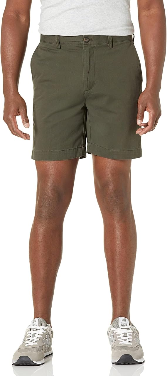 Amazon Essentials Men's Slim-Fit 7" (18cm) Chino Shorts