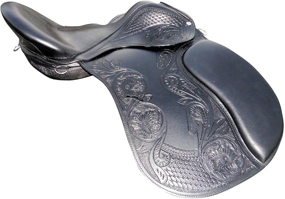 EU English Saddle Leather Carving Treeless GP all Purpose in all Size