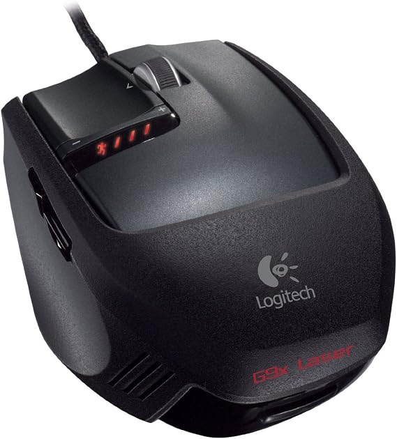 Logitech G9X Programmable Laser Gaming Mouse with Precision Grips