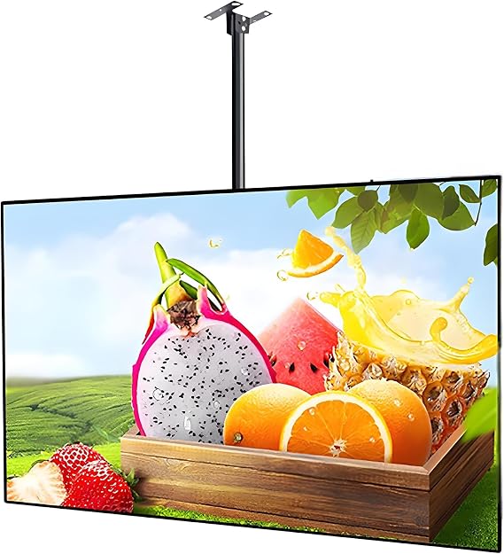 Menu LED Light Box,Ultra-Thin Light Box with Snap on Frame,Advertising Screen for Commercial Display,Adjustable Angle, Space-Saving Advertisement Tool 27inches(63.3 * 37.1cm)