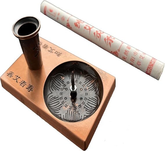 Moxibustion on Tool Base Tray Fire Extinguishing,Bracket Burner Holde Set Used to Support and Extinguish Moxa Stick Made of zinc Alloy Material