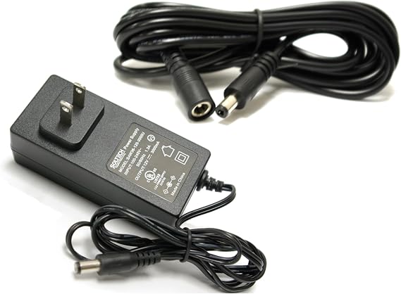 SOLTECH 12V 3A (3000mA) Güvenlik Kamerası Güç Kaynağı, CCTV Kamera Güç Adaptörü, Güvenlik Kamerası DVR NVR, AC DC Dönüştürücü 100-240V - 12V 3A 36W Premium için 10 Ayaklı Güç Uzatma Kablosu