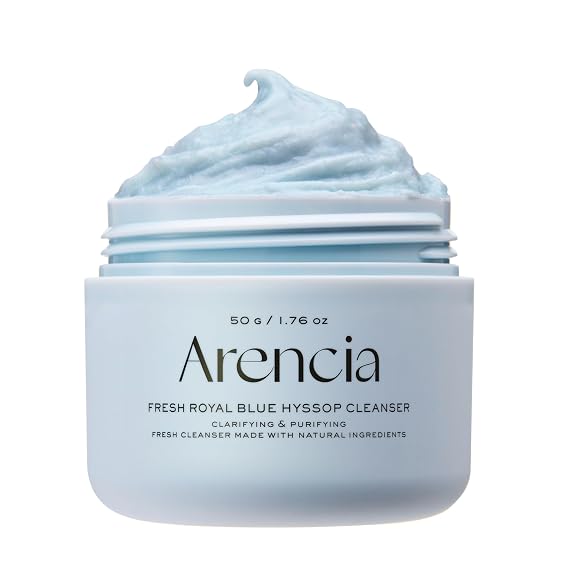 ARENCIA Hyssop Deep-Cleansing Face Scrub & Exfoliator - for All Skin Types (1.76oz)