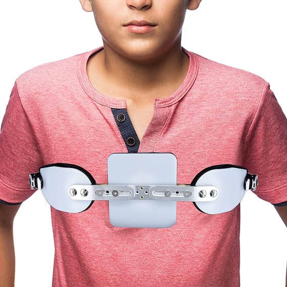 Pectus Carinatum Orthosis Brace, Pigeon Chest Support, Adjustable Medical Chest Brace for Ribs Valgus (For kids)