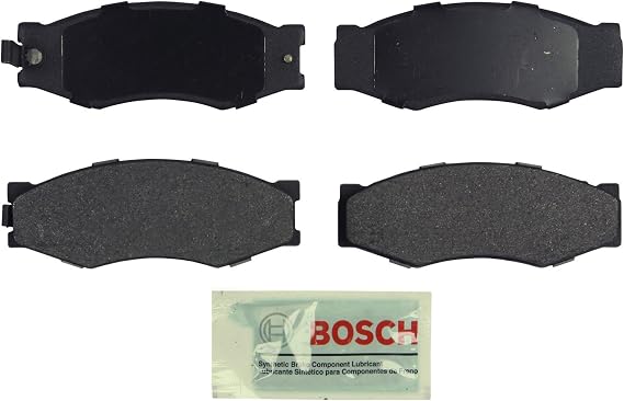 BOSCH BE266 Blue Semi-Metallic Disc Brake Pad Set - Compatible With Select Infiniti M30; Nissan 300ZX, 720, D21, Maxima, Multi, Pickup, Stanza; FRONT
