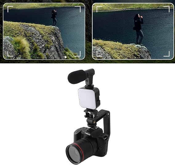 64MP 4K HD Night Digital Camera 3in Color Display 16X Zoom Wide Angle with Fill Light