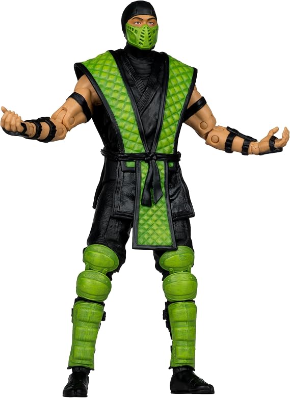 McFarlane Toys - Mortal Kombat Klassic Reptile 7in Action Figure | Mortal Kombat Klassic 7 Inch Action Figure Wave 2 - Reptile