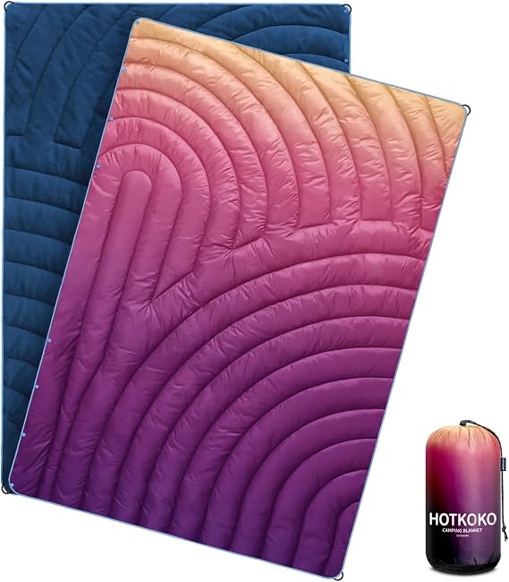 Puffy Camping Blanket Mini Camp Blanket Outdoor Camping Quilt