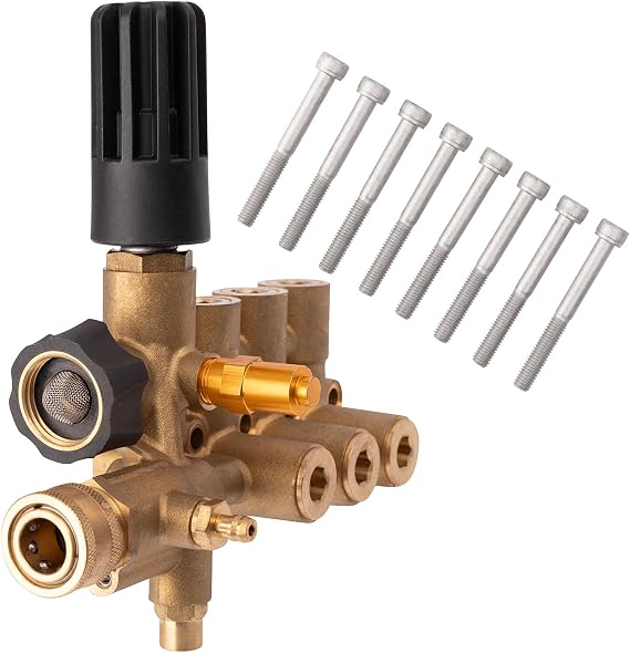 Allparts Equipment & Accessories 7108752 Simpson OEM Complete Manifold Kit with Hardware for AAA Pressure Washer Pump Models: 10.0GA13, 530010, 530012, 530060, and 53BRD35.