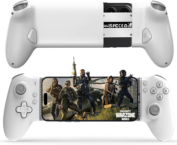 arVin Type-C Mobile Gaming Controller for Android and iPhone 15 Series(USB-C), Phone Controller Plug and Play with Hall Effect Joysticks&Trigger for PlayStation/Xbox Streaming/Cloud Game/Call of Duty