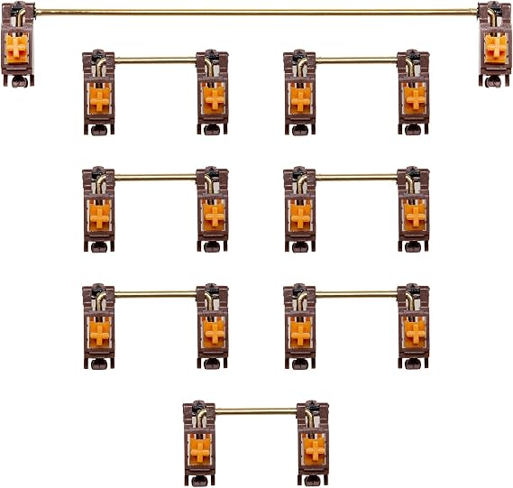 KPREPUBLIC PAIGU PCB Stabilizer for Gaming Mechanical Keyboard gh60 for 1.2mm PCB 1.6mm Clip in PCB CSTC40 60 68 75 84 96 87 104 96 98 (Paigu Stabilizer Type B for 1.6mm PCB)