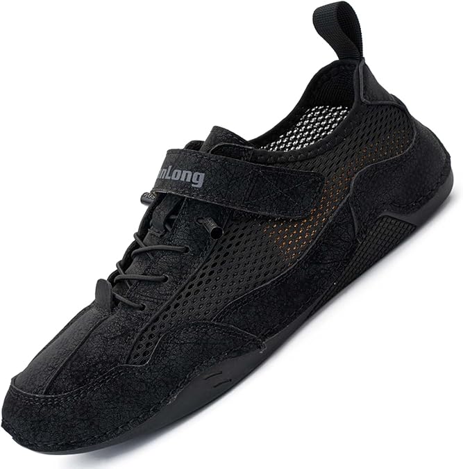 Men's Casual Sports Hiking Shoes Breathable Mesh Running Sneakers-Outdoor Anti-Slip Climbing Cross-Country Camping Shoes-Comfortable Soft-Soled Loafers Business Office Shoes