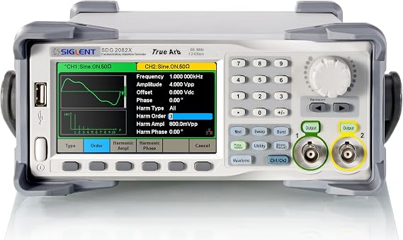 Siglent SDG2082X - Function/Arbitrary Waveform Generator (2 Channels/80MHz/1.2 GSa/s)