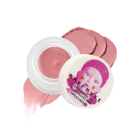 WAKEMAKE WM X NETFLIX SQUID GAME Over Blurring Pot 12 Younghee Pink | blurring pot, lips, cheek