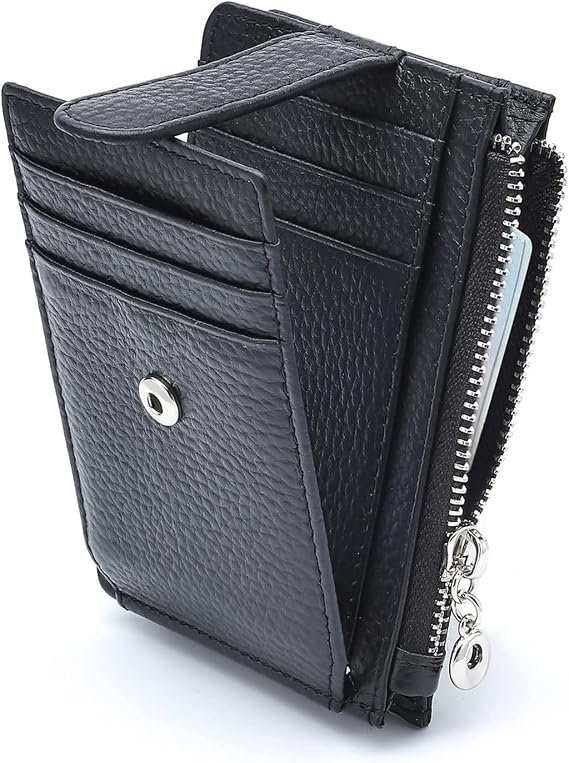 Slim RFID Wallet Women Genuine Leather Credit Card Holder
