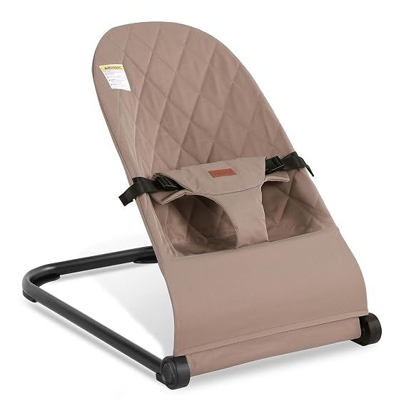 Baby Bouncer Seat, Bouncy Chair, 3-Point Harness, 0-6 Months