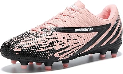 Soccer Cleats for Men and Women Professional Football Training Shoes Outdoor Durable Firm Ground Lightweight Adult Rugby Boots