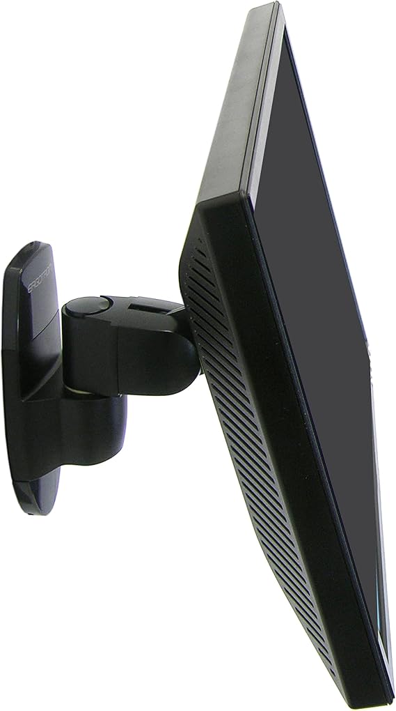 Ergotron 200 Series Single Monitor Arm, VESA Wall Mount for Monitors Up to 38 Inches, 0 to 25 lbs Pivot