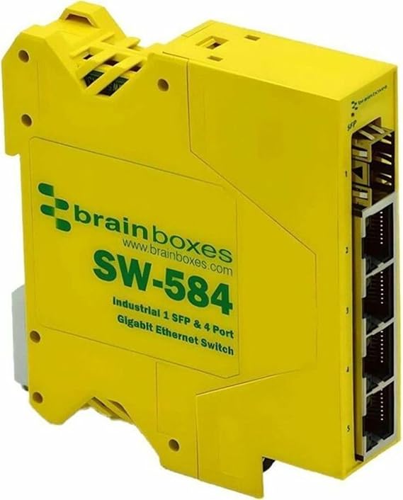 Brainboxes 1 SFP & 4 Port Gigabit Ethernet Switch