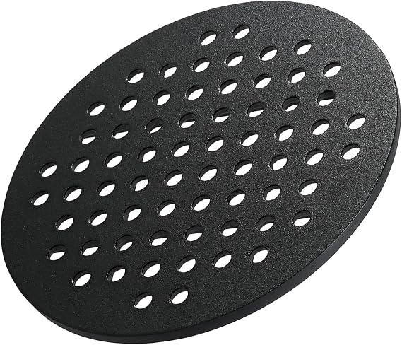 KJ-MFG23 9.75 Inch Charcoal Fire Grate Replacement for Kamado Joe Classic 18 Grill Cast Iron Charcoal Grate Part KJ23RH KJ23RHC KJ23RHCI Bottom Plates Kamado Joe Classic I II III Series Accessories