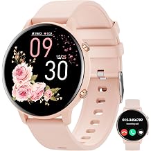 hwagol smartwatch women men 1.39 inch touchscreen smart watch with bluetooth calls watch women men with 140 + sports modes spo2 heart rate monitor sleep monitor pedometer watch for ios android