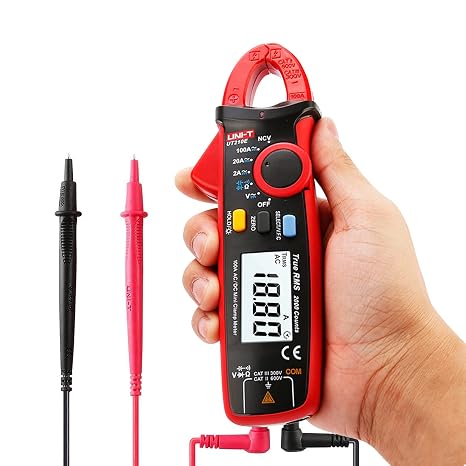 UNI-TREND UT210E Mini Dijital Klips Ölçer El Tipi Etkili Değer AC/DC Direnç Kapasite Test Cihazı