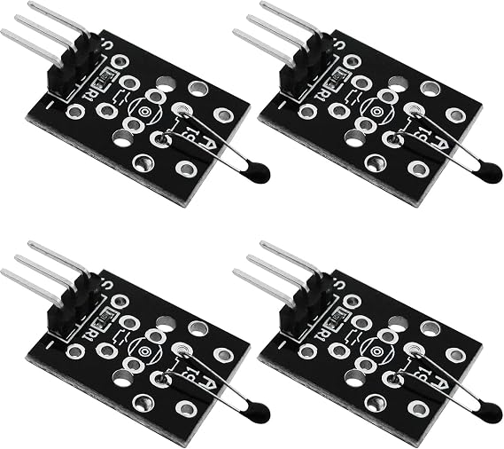 KY-013 Analog Temperature Sensor Module AIHJCNELE Simulated Temperature Sensor Electronic Blocks Development Board Accessories DIY Starter Kit (6-pcs)