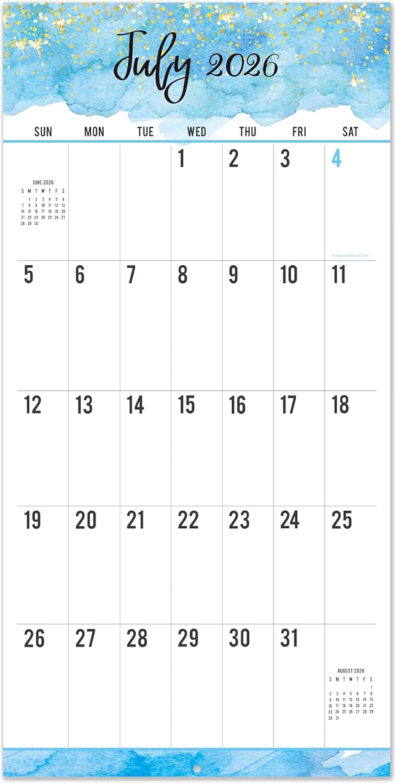 Calendar 2026-2027 - Wall Calendar 2026-2027, Jul. 2026 - Dec. 2027