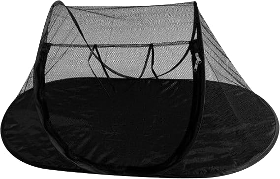 Outdoor Cat Tent, Portable Foldable Cat Outdoor Enclosure, Stable Pet Playpen For Cats & Dogs, Black.