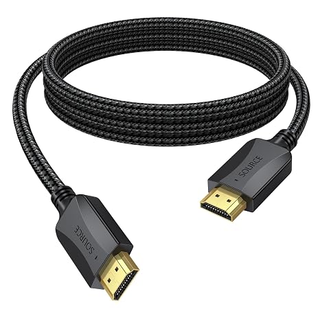 4K HDMI Cable 10 FT, Computer TV HDMI 2.0 CL3 Rated Cable, HDR ARC 3D